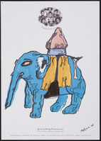 KT 2022 071
<br/>
Zonder titel (blauwe olifant)
<br/>
<em>Melgaard, Bjarne (1965)</em>